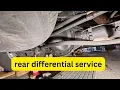 2015-2020 Chevy Silverado rear differential fluid change save money and time do it this way