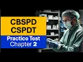 CBSPD CSPDT Chapter 2 Practice Test 30 Questions and Answers