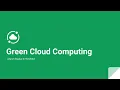 Green Cloud Computing Adarsh Raghav