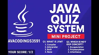 Java Quiz System Build MCQ Quiz Game in Java Beginner Mini Project