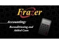 Frazer Tutorial - Reconditioning and Added Costs