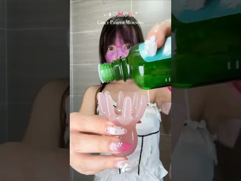 My Aesthetic Beauty Glow-Up 🫧 #haircare #cleangirl #aesthetic #hairwash #selfcare #fyp #asmr