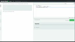 Hackerrank SQL Solution Advanced SQL - Draw The Triangle 1