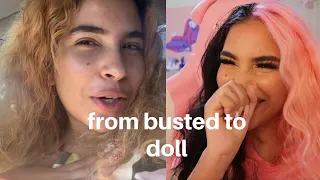 transforming into a literal barbie