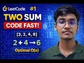 LeetCode 1 Two Sum Optimal O n HashMap Solution Java Upstrive with Ganesh