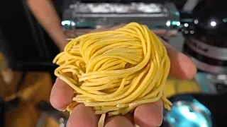 Smmari تعلم طريقة عمل سباغيتي طازجة في المنزل بأسهل طريقة شيف سالم 