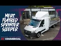 Mercedes Sprinter 315 CDI L3 Sleeper Flatbed Ready to Go From Commercial com