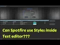 Spotfire Write Back into Database Part 3