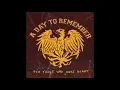 A Day To Remember - The Plot to Bomb the Panhandle