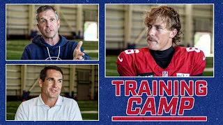 LIVE From Giants Training Camp w Jaxson Dart John Harbaugh GM Joe Schoen MMQB