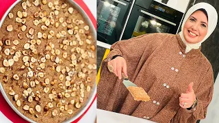 طريقة عمل البسبوسة العزومة مع الشيف فاطمةأبو حاتي 