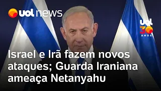 Irã lança míssil contra capital de Israel, deixa feridos e ameaça matar Netanyahu