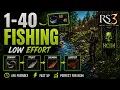 RS3 HCIM 1 40 Fishing My Low-Effort Method