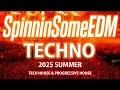 Download Lagu SpinninSomeTechHouse - 2025 summer best of Techno and Progressive House [Summer festival tracks]