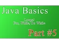 Java Basics - Part 5