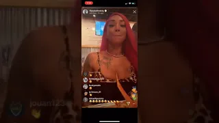 flyyytattedsky and 600breezy on ig live they when wild most watch