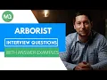 Arborist Interview Questions with Answer Examples