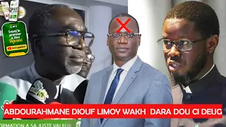 Abdourahmane Diouf Limoy dra Dou ci deug, Moustapha Sarré démonte le Ministre de Diomaye