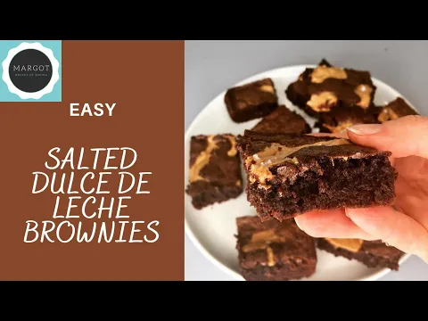 Salted Dulce de Leche Brownies Recipe