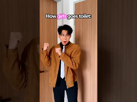 How girls goes toilet