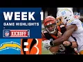 Chargers vs Bengals Week 1 Highlights NFL 2020