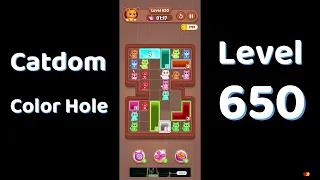 Catdom Color Hole Level 650 Screenshot