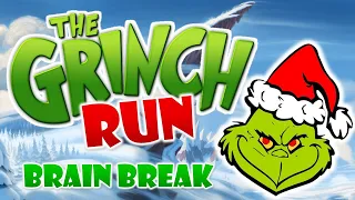 The Grinch Run - Winter and Christmas Brain Break and movement activity GoNoodle Inspired