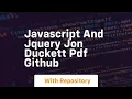 javascript and jquery jon duckett pdf github