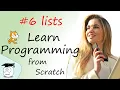 How to Learn Scratch Programming Language - 6 Lists