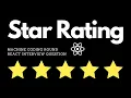 React Star Rating React Interview Questions Machine Coding Round