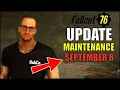 Fallout 76 Server Down Maintenance September 8 2021