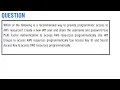 Which of the following is a recommended way to provide programmatic access to AWS resources