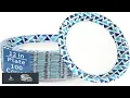 Paper Plates 12 Inch 100 Count Oval Large Disposable Plates Soak