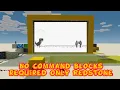 I built the Google Dino Game using only Redstone No command Blocks