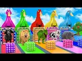 Download Lagu Long Slide Game With Cow Elephant Gorilla Hippopotamus Tiger 3d Animal Game Funny 3d Animals