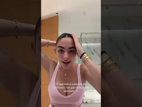 O segredo é a escova 💖 #viral #foryou #feedshorts