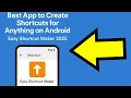 Best App to Create Shortcuts for Anything on Android Easy Shortcut Maker 2025
