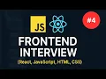 Frontend Developer Interview - 04 Rejected React JavaScript Questions