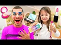 Download Lagu ★  Dora brincou de salão de beleza do stitch e maquiou o papai ★ ISADORA MASUDINHA ★
