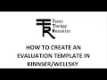 How to Create an Evaluation Template in