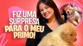 FIZ UMA SURPRESA PARA O MEU PRIMO! 😱