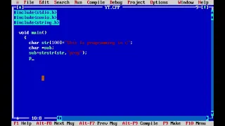 strstr function in c substring in c strstr in c substring of a string in c strstr it-ten
