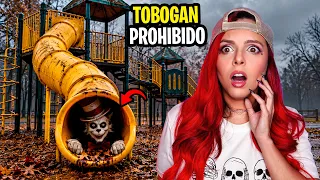 Encontré el TOBOGÁN PROHIBIDO del GATO CON SOMBRERO y estaba esperándome adentro!😰❌