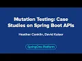 Mutation Testing Case Studies on Spring Boot APIs