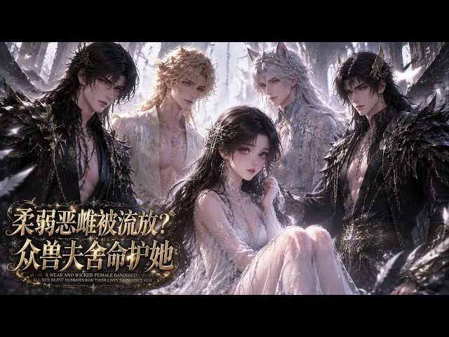 Fragile Villainess Exiled? Her Beast Husbands Guard Her