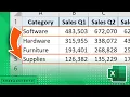 Clever trick to move rows and columns in Excel
