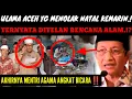  NASIB ULAMA ACEH YG MENOLAK NATAL KEMARIN LANGSUNG DITEL4N BENCANA.!?