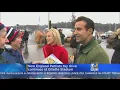 WBZ s Lisa Hughes David Wade Help Patriots With Toy Drive