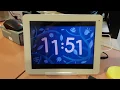 Flutter Clock challenge in action