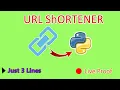 link shortener using python url shortener python projects for beginners Project Maker